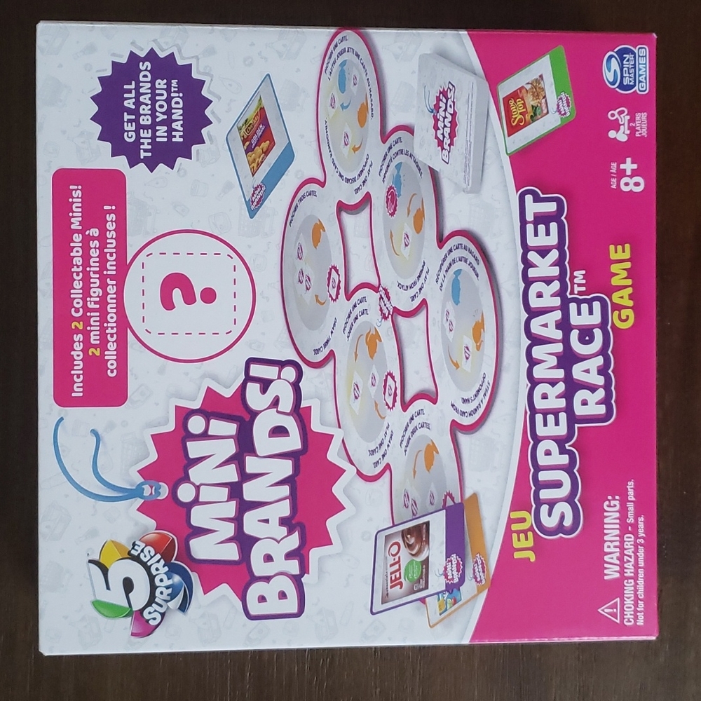 NIB Mini Brands Supermarket Race Game